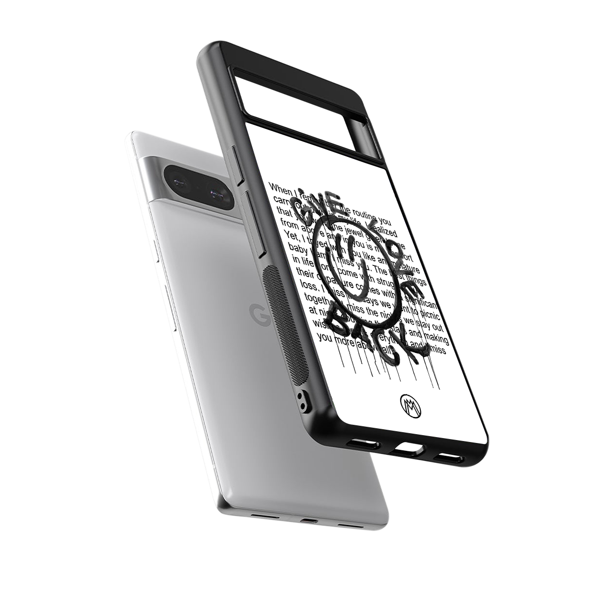 give love back back phone cover | glass case for Google Pixel 8