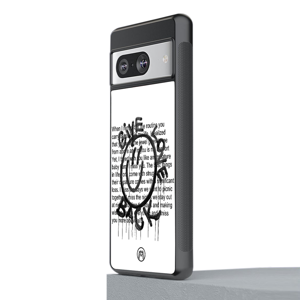 give love back back phone cover | glass case for Google Pixel 8