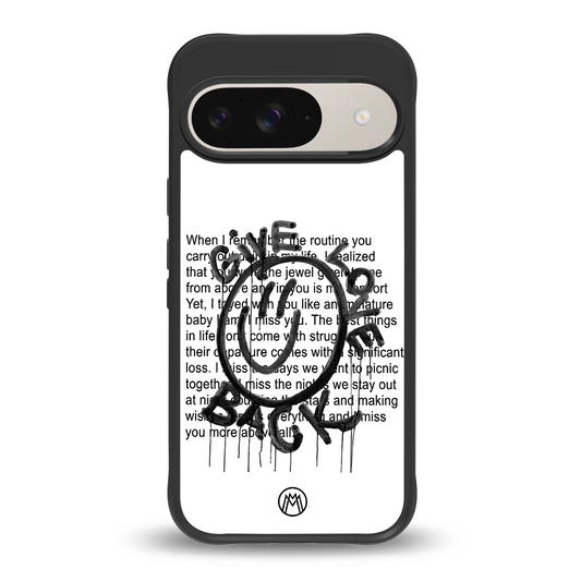 give love back back phone cover | glass case for google pixel 9