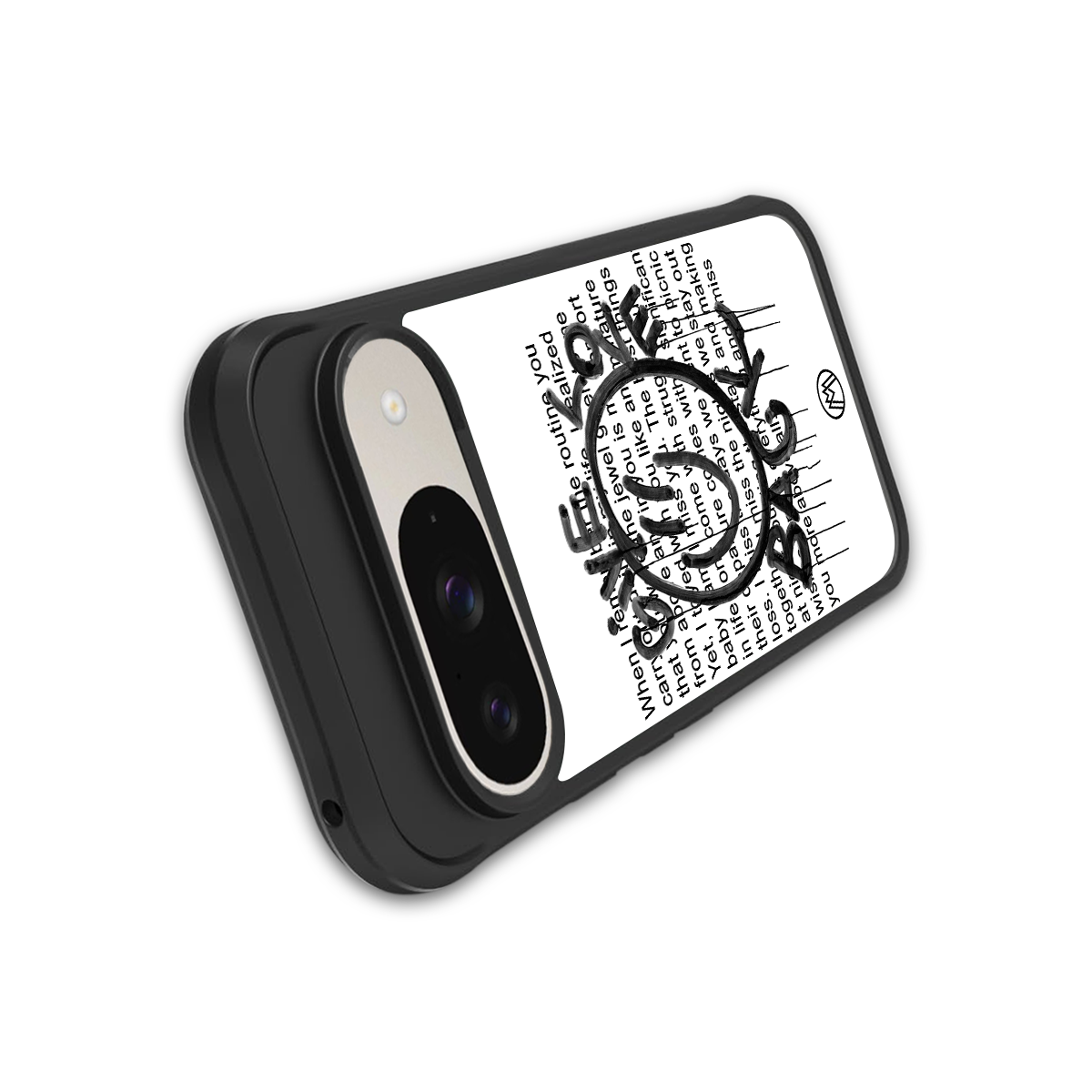 give love back back phone cover | glass case for google pixel 9
