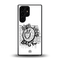 give love back back phone cover | glass case for samsung galaxy s25 ultra