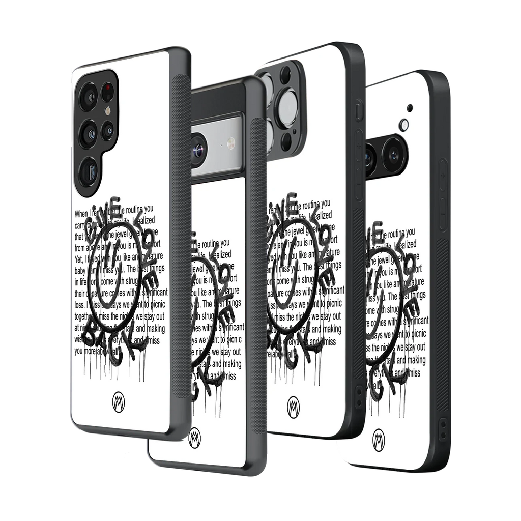 Stylish Glass Back Case for All Smartphones – iPhone, Samsung, OnePlus, Pixel, Redmi, Oppo, Vivo, Motorola