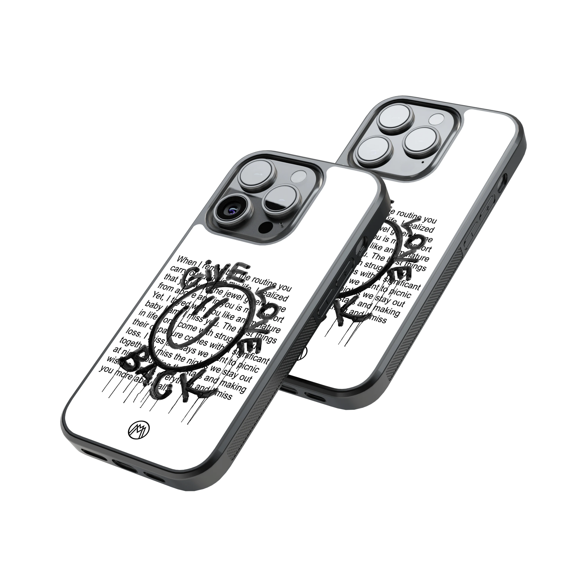 Protective Glass Back Phone Case Compatible with iPhone, Samsung, OnePlus, Pixel & More