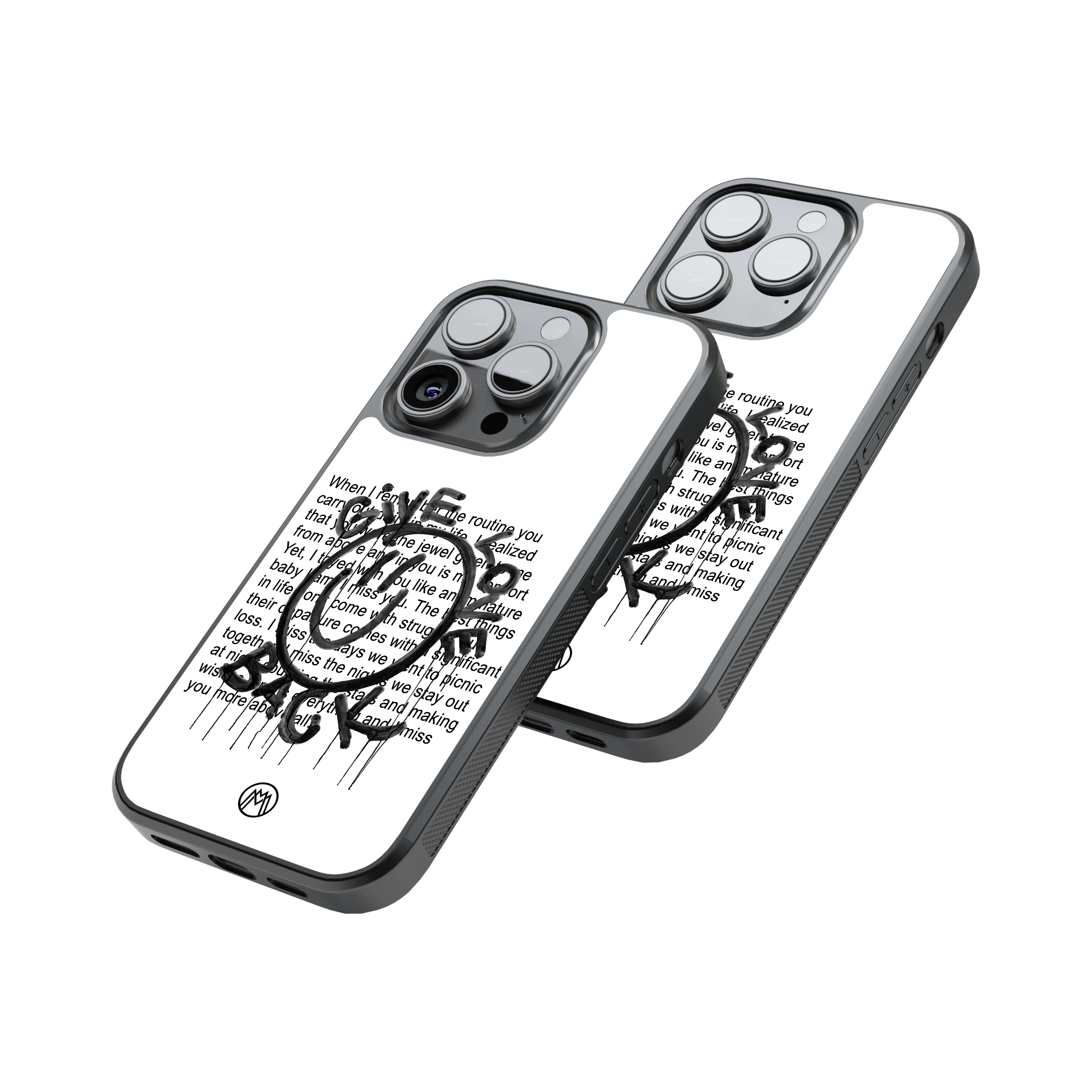 Protective Glass Back Phone Case Compatible with iPhone, Samsung, OnePlus, Pixel & More
