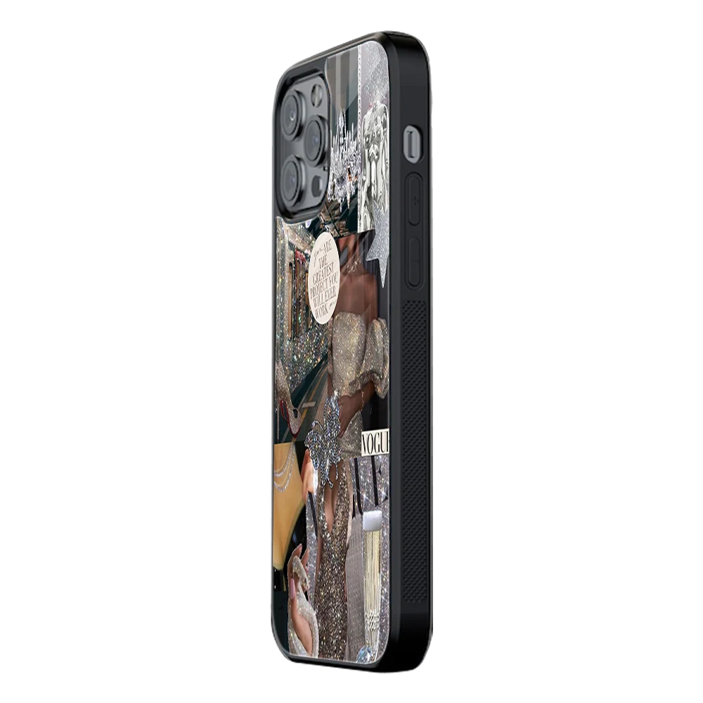 Slim Glass Back Phone Case for Multiple Brands iPhone, Samsung, Redmi, OnePlus, Oppo, Vivo