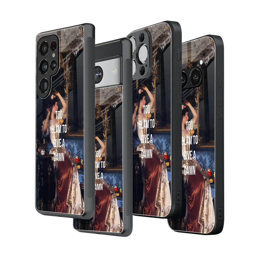 Stylish Glass Back Case for All Smartphones iPhone, Samsung, OnePlus, Pixel, Redmi, Oppo, Vivo, Motorola