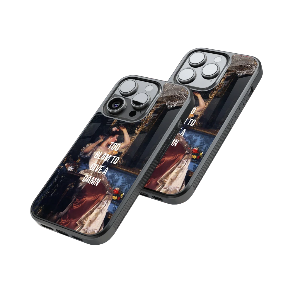 Protective Glass Back Phone Case Compatible with iPhone, Samsung, OnePlus, Pixel & More