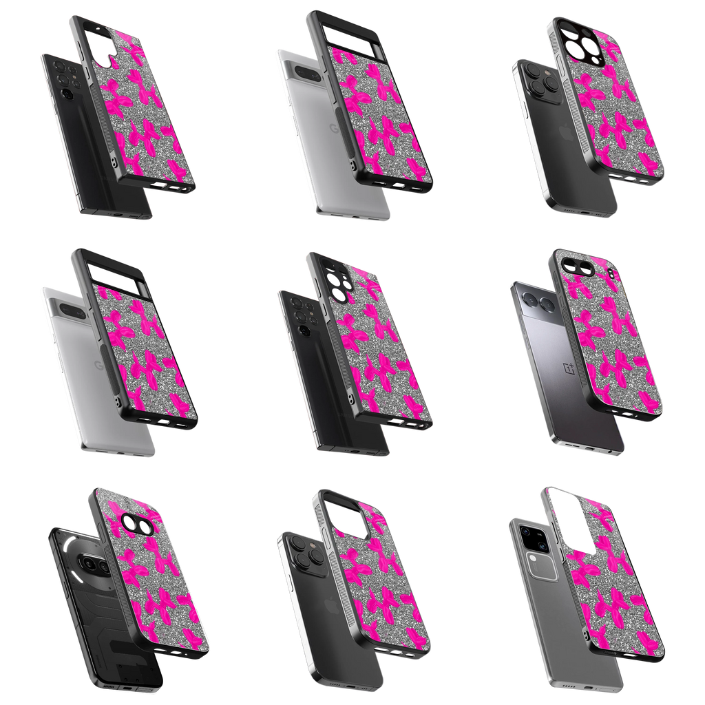 Durable Glass Back Mobile Case for iPhone, Samsung, OnePlus, Google Pixel, Redmi, Vivo, Oppo