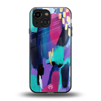 glitz back phone cover | glass case for iphone 13 mini