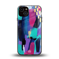 glitz back phone cover | glass case for iphone 13