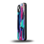 glitz back phone cover | glass case for iphone 15 plus