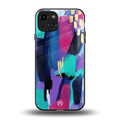 glitz back phone cover | glass case for iphone 15