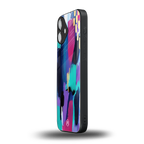 glitz back phone cover | glass case for iphone 16 plus