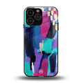 glitz back phone cover | glass case for iphone 16 pro max