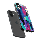glitz back phone cover | glass case for iphone 16