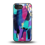 glitz back phone cover | glass case for iphone 16e
