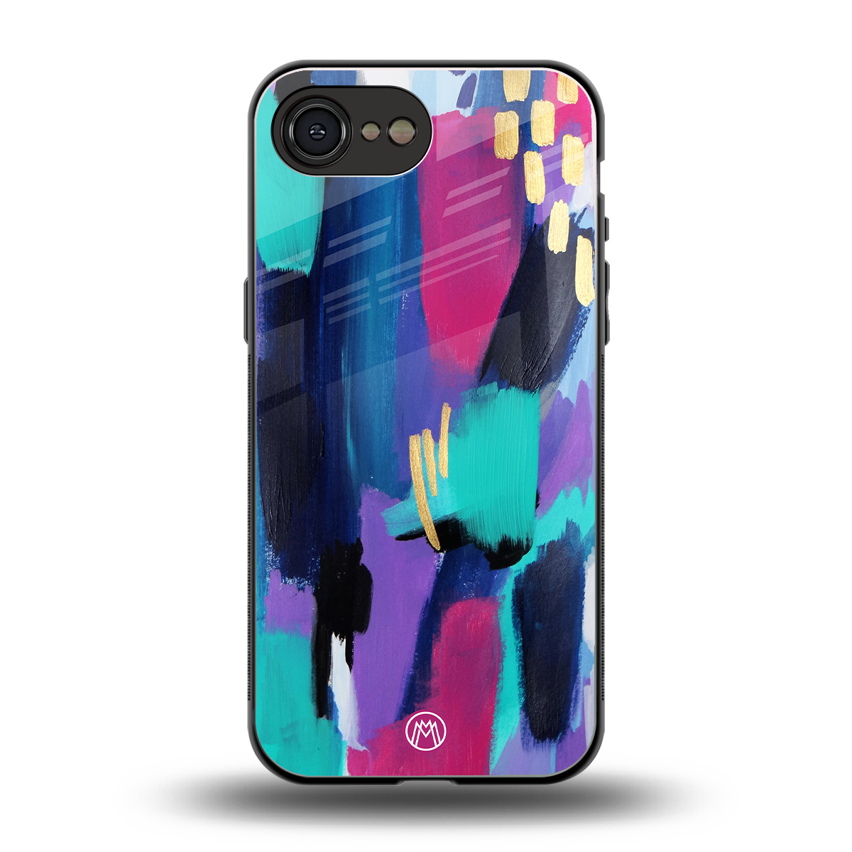 glitz back phone cover | glass case for iphone 16e