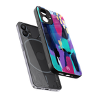 glitz back phone cover | glass case for nothing phone 1