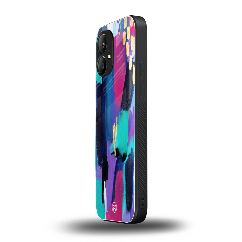 glitz back phone cover | glass case for nothing phone 1