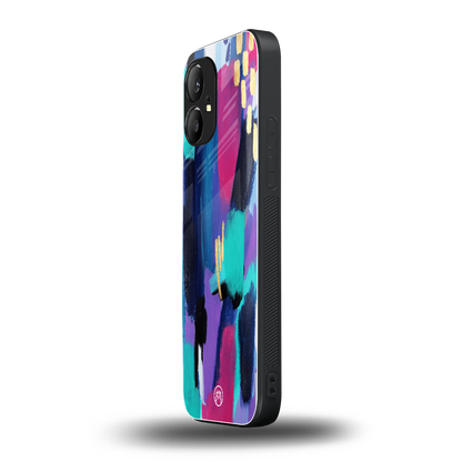 glitz back phone cover | glass case for nothing phone 1