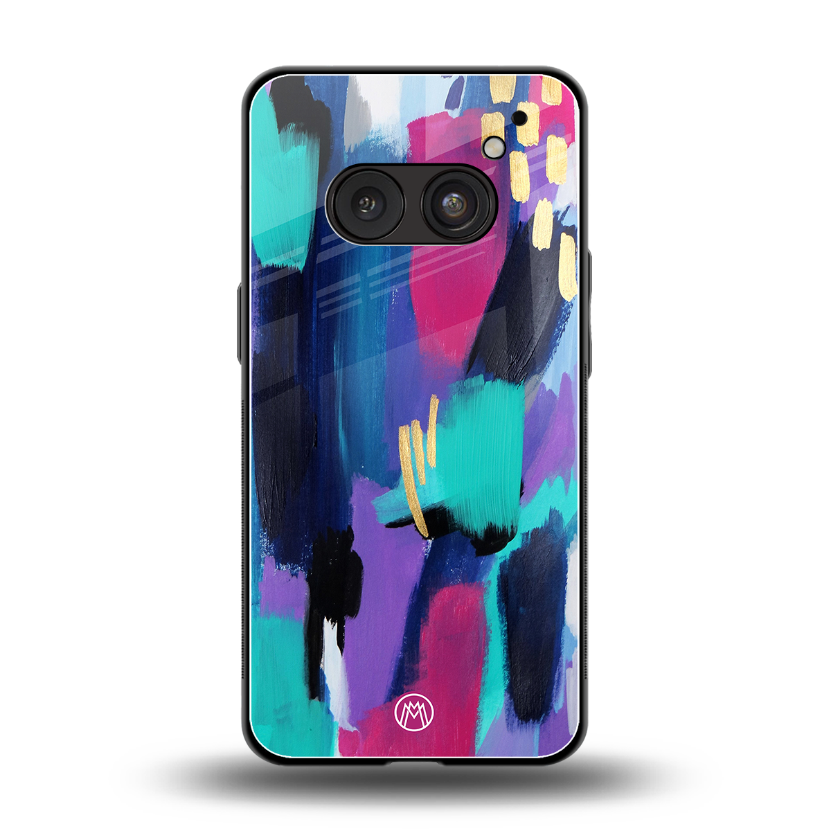 glitz back phone cover | glass case for nothing phone 2a