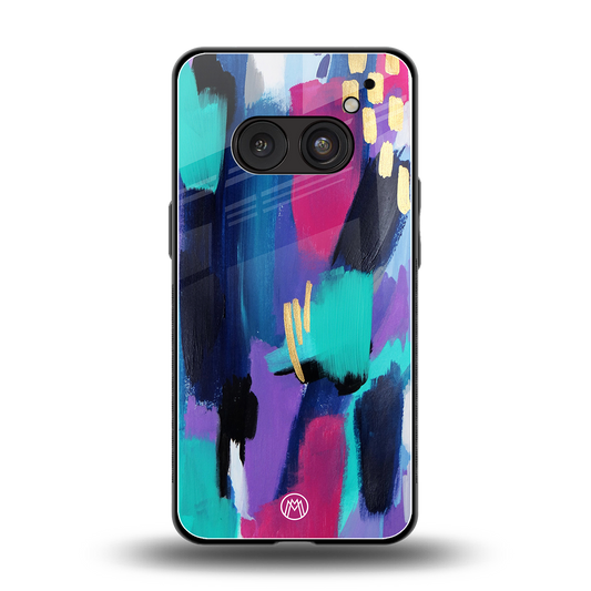 glitz back phone cover | glass case for nothing phone 2a