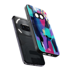 glitz back phone cover | glass case for nothing phone 2a