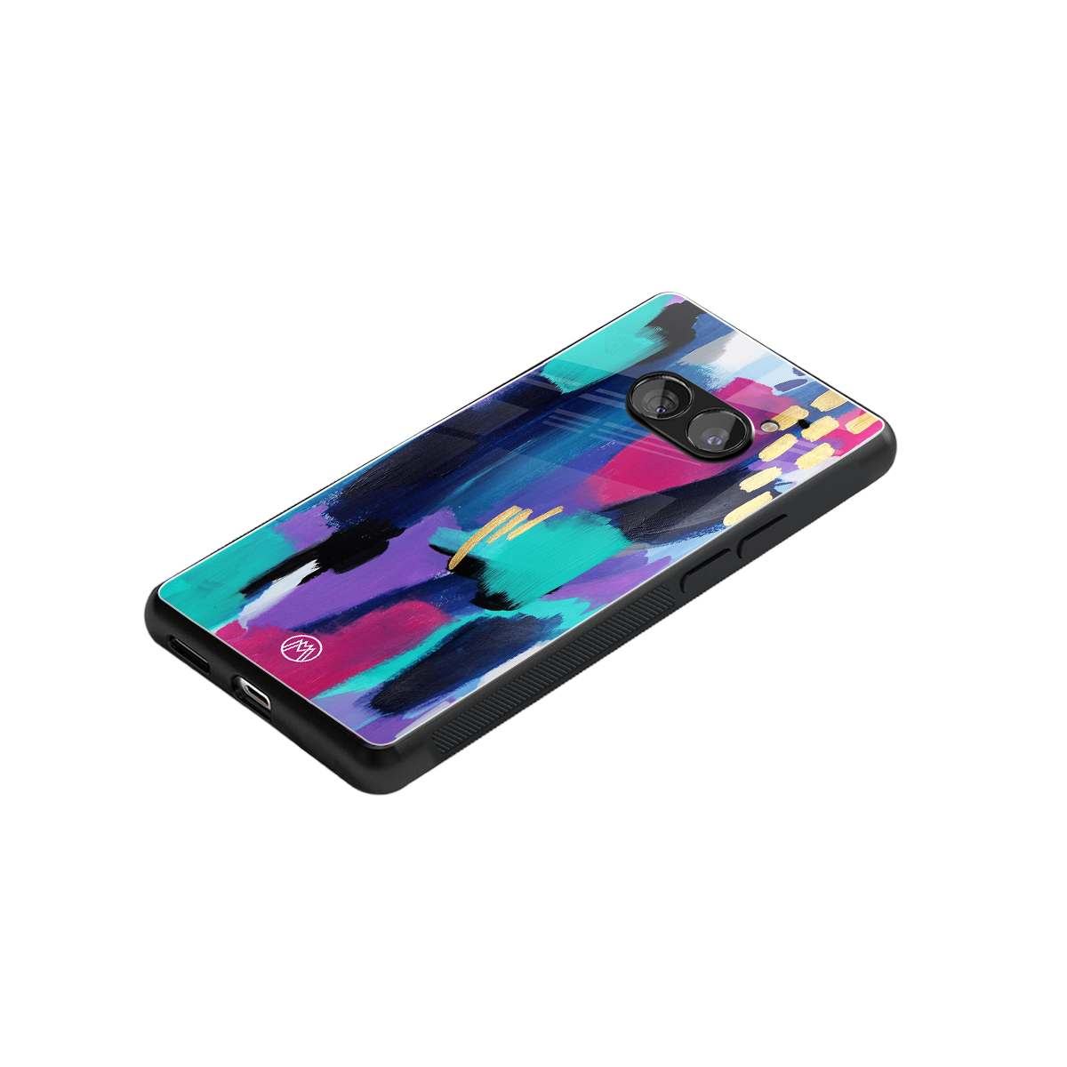glitz back phone cover | glass case for nothing phone 2a