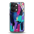 glitz back phone cover | glass case for oneplus nord 3