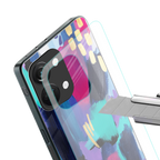 glitz back phone cover | glass case for oneplus nord 3