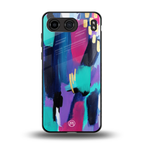 glitz back phone cover | glass case for oneplus nord 4