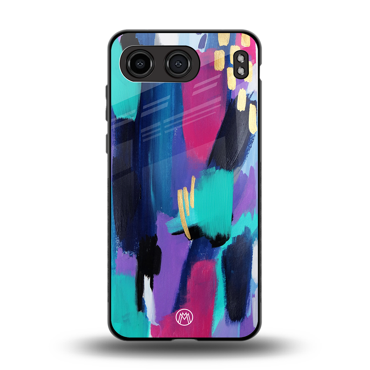 glitz back phone cover | glass case for oneplus nord 4