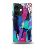 glitz back phone cover | glass case for oneplus nord ce 3