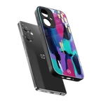 glitz back phone cover | glass case for oneplus nord ce 3