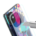 glitz back phone cover | glass case for oneplus nord ce 3