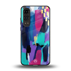glitz back phone cover | glass case for oneplus nord ce 4 lite