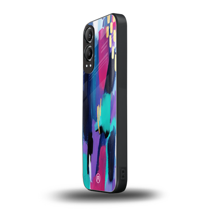glitz back phone cover | glass case for oneplus nord ce 4 lite