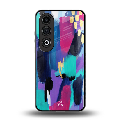 glitz back phone cover | glass case for oneplus nord ce 4