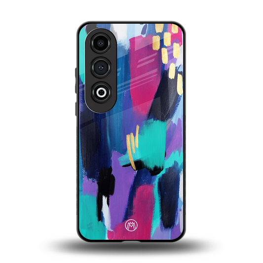 glitz back phone cover | glass case for oneplus nord ce 4