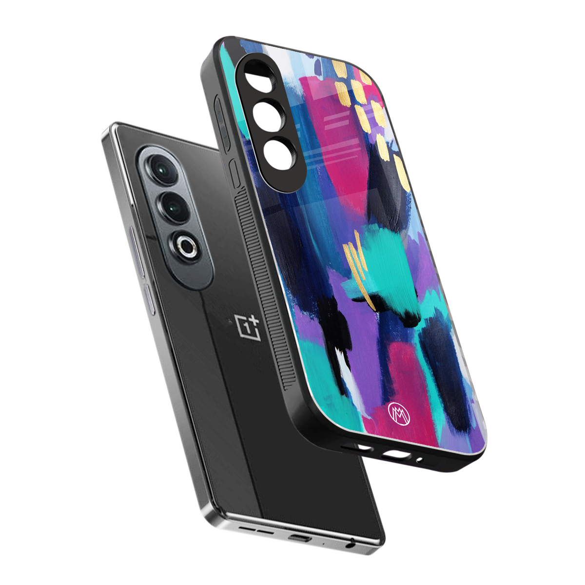 glitz back phone cover | glass case for oneplus nord ce 4