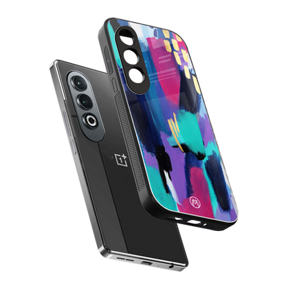 glitz back phone cover | glass case for oneplus nord ce 4