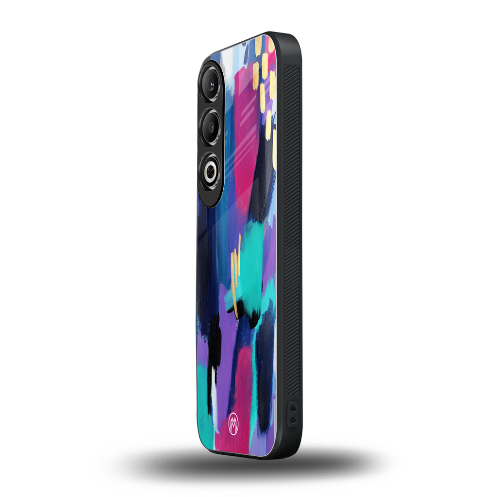 glitz back phone cover | glass case for oneplus nord ce 4