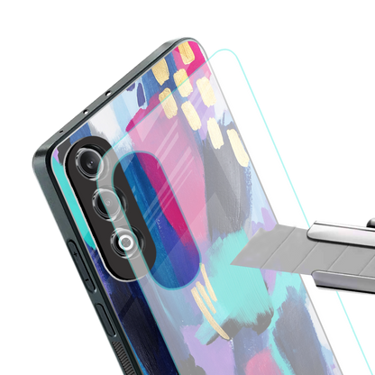 glitz back phone cover | glass case for oneplus nord ce 4