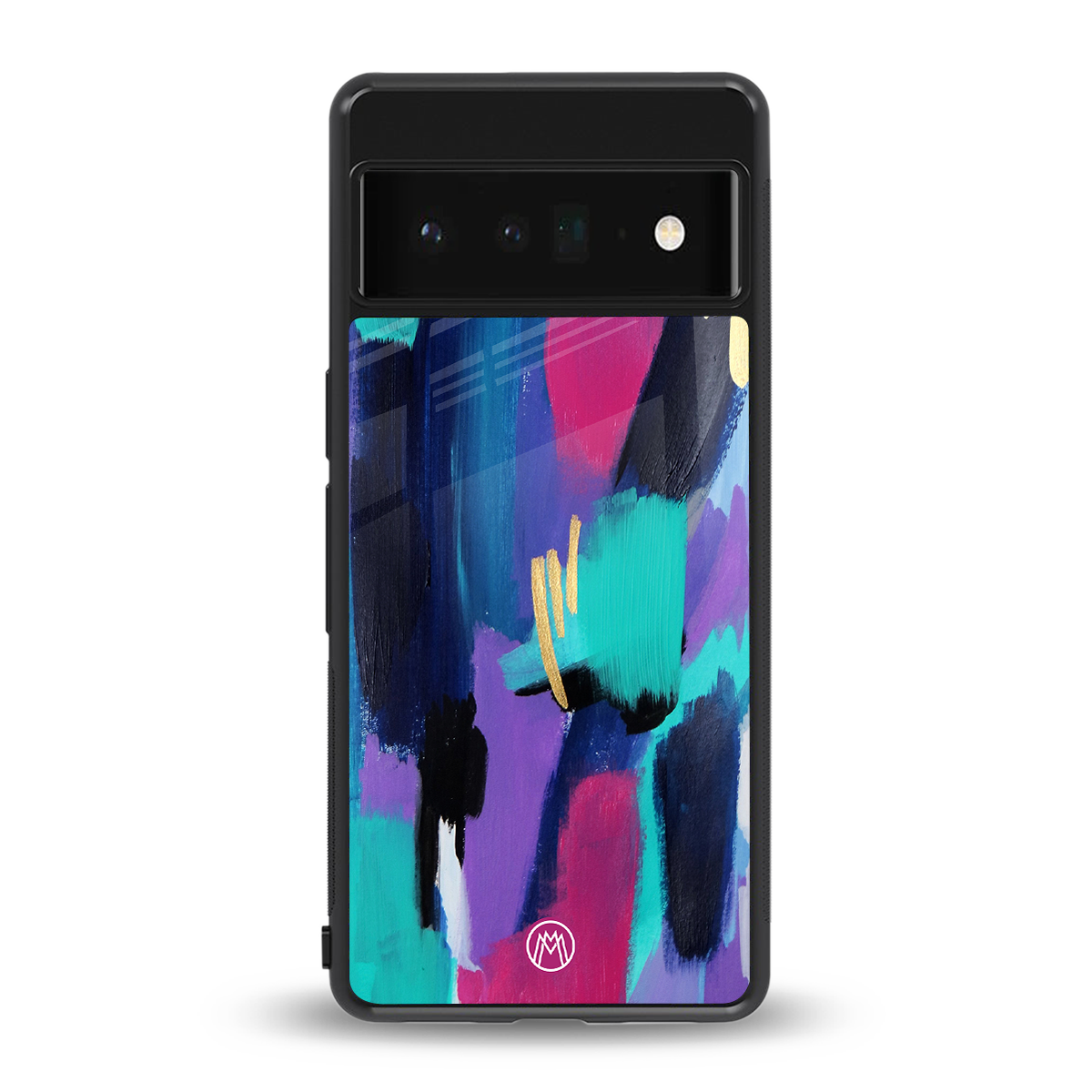 glitz back phone cover | glass case for google pixel 6 pro