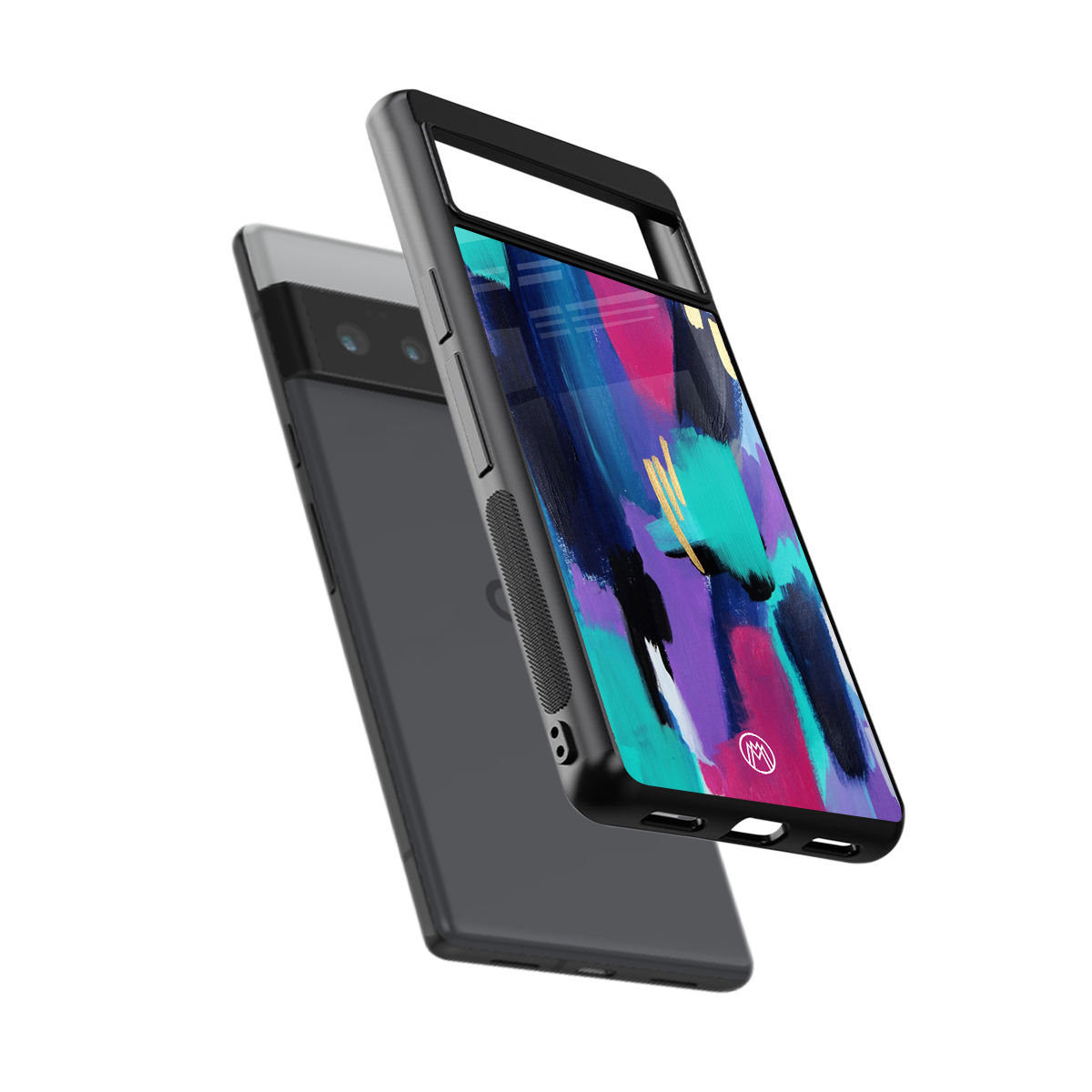glitz back phone cover | glass case for google pixel 6 pro