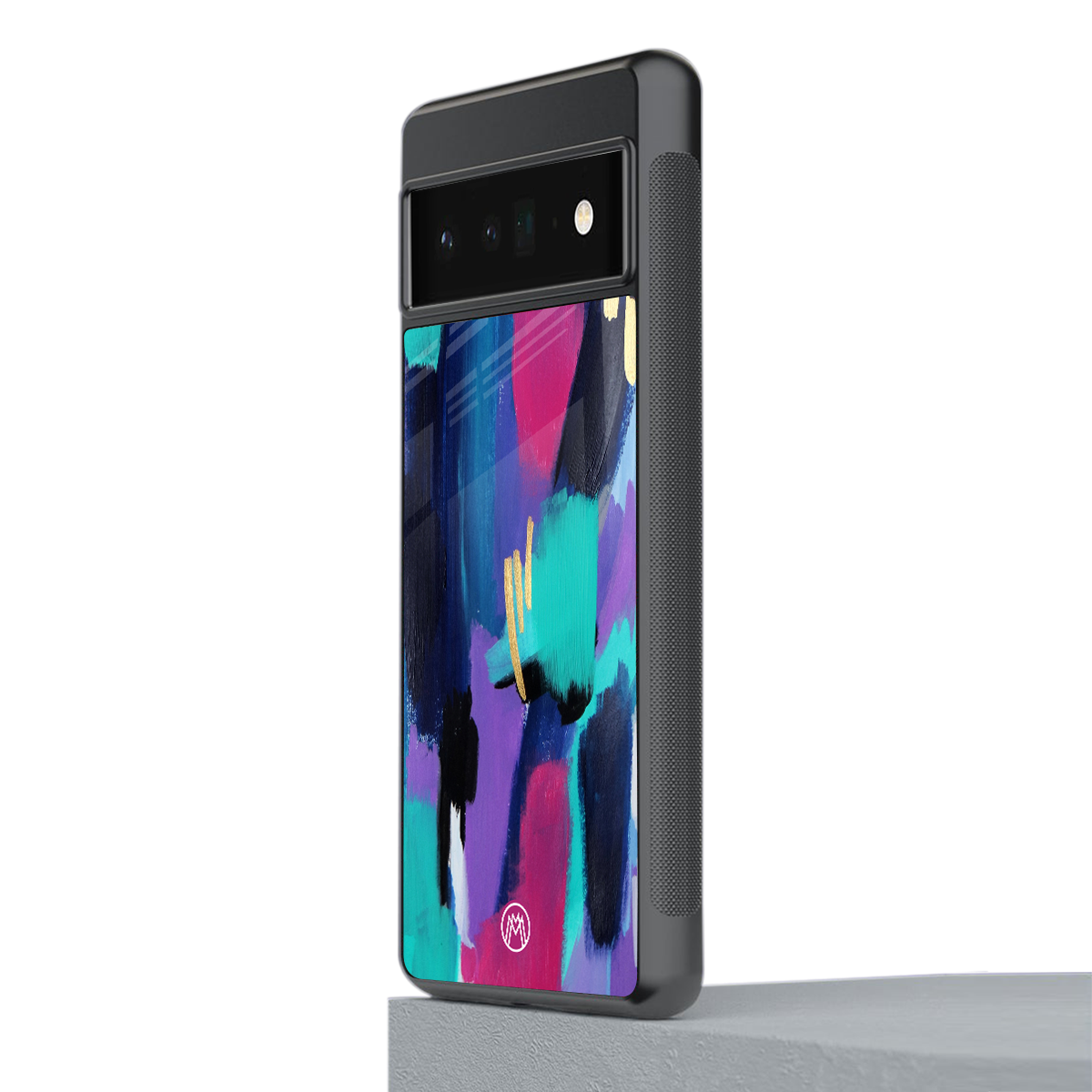 glitz back phone cover | glass case for google pixel 6 pro