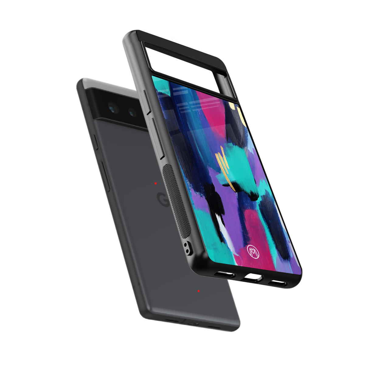 glitz back phone cover | glass case for Google Pixel 6A
