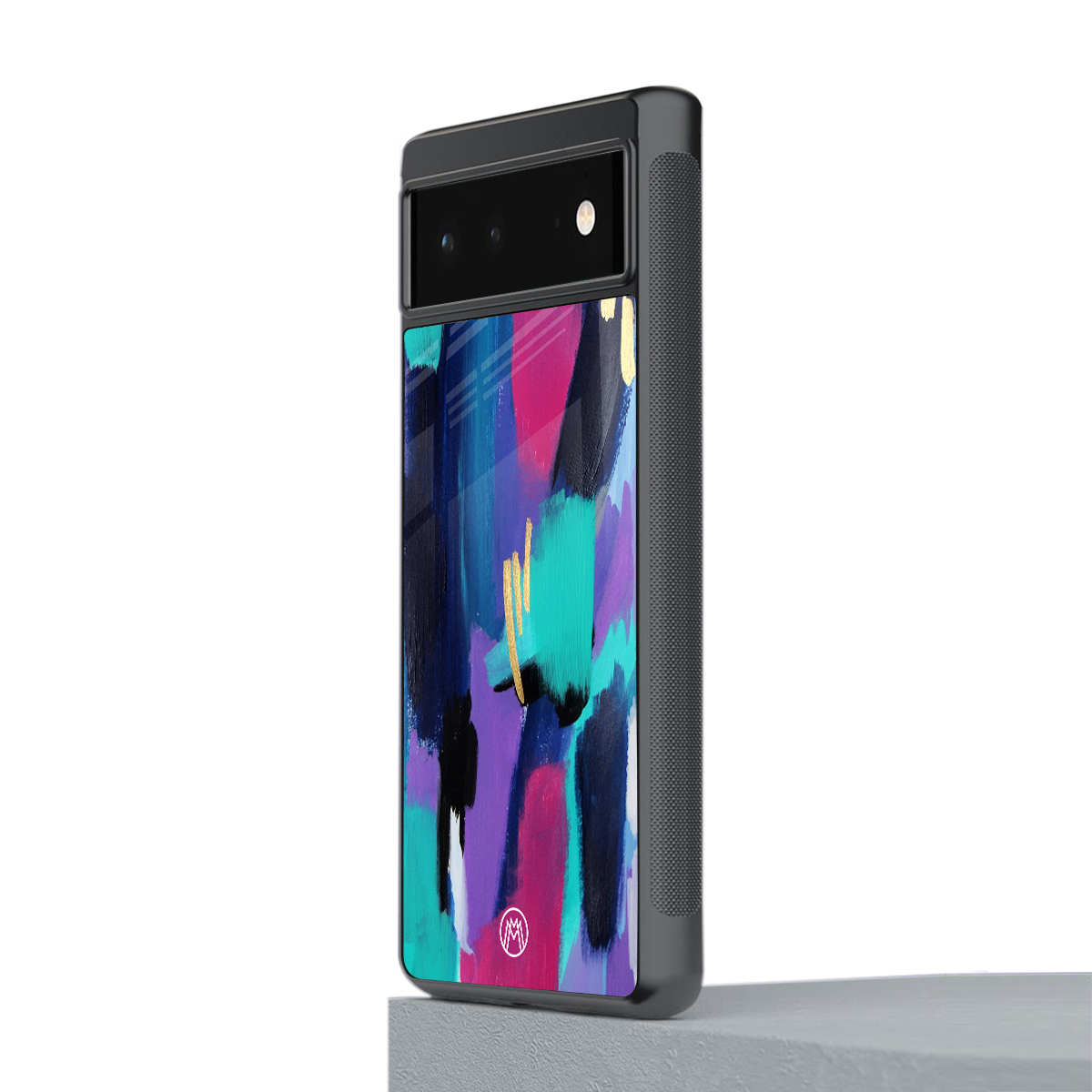 glitz back phone cover | glass case for Google Pixel 6A