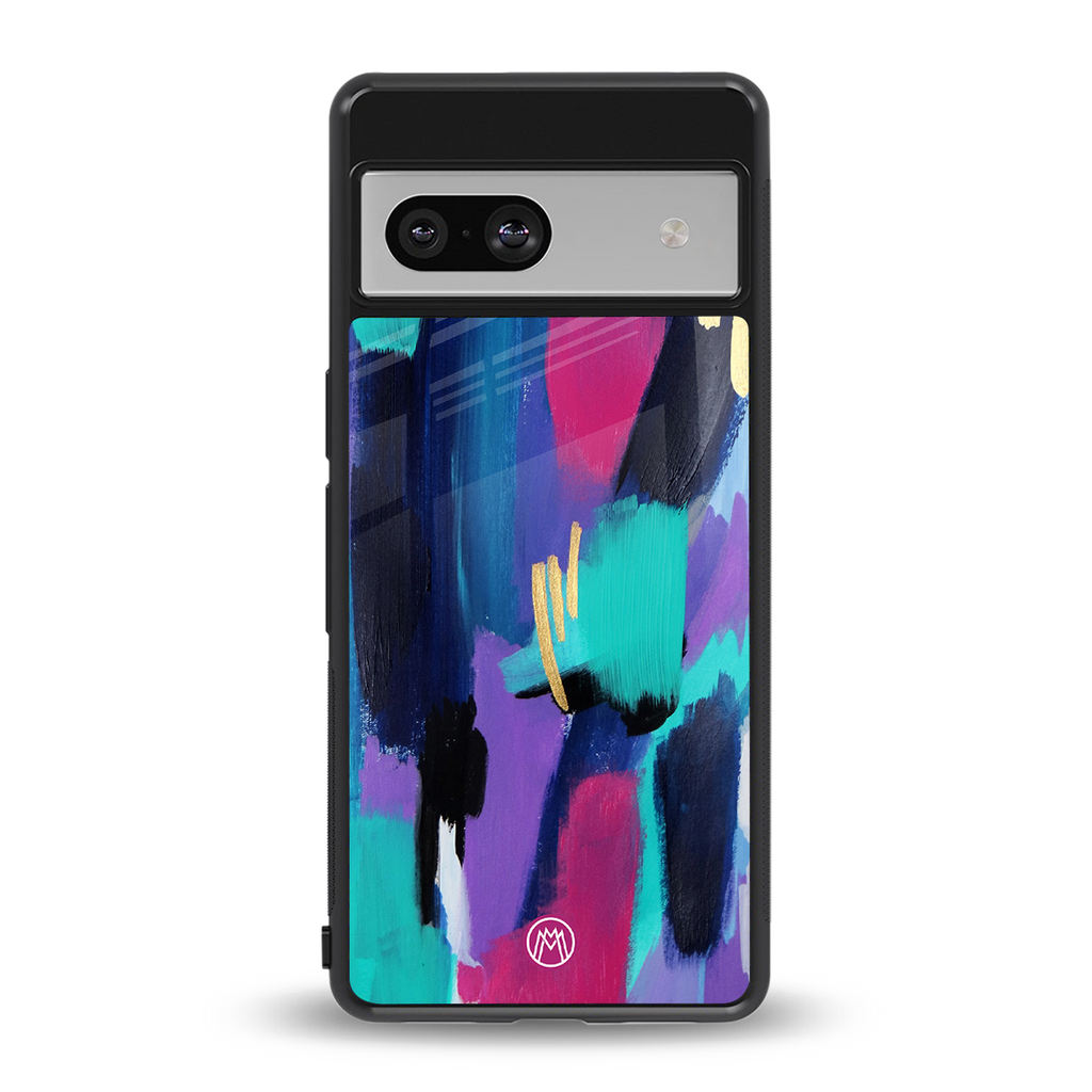 glitz back phone cover | glass case for Google Pixel 7