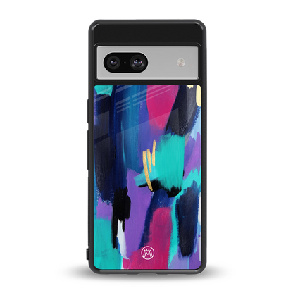 glitz back phone cover | glass case for Google Pixel 7A